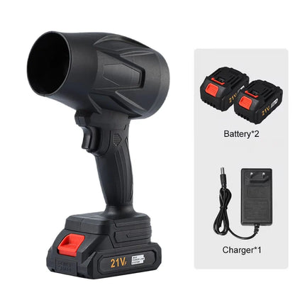 Blower Turbo Fan with Large Battery | 2 batteries |  charger |  Best for Ice Mud Leaf Sand work