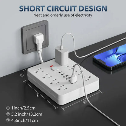 14-in-1 Heavy-Duty Power Strip Surge Protector ⚡🔌