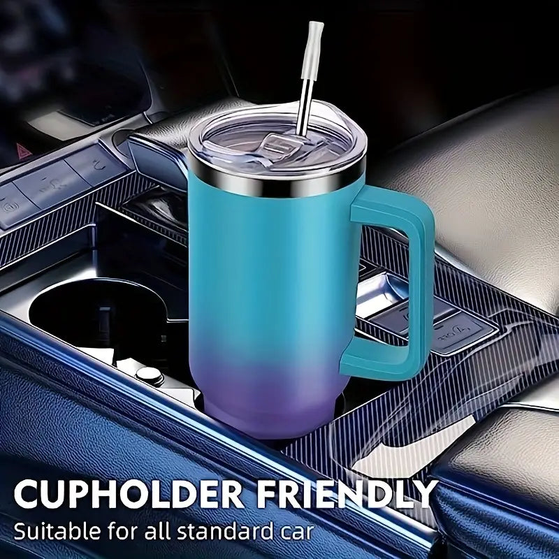 Insulated Tumbler with Handle & Carrier Bag 40 oz