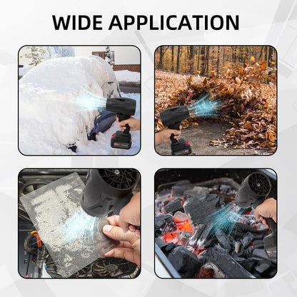 Blower Turbo Fan with Large Battery | 2 batteries |  charger |  Best for Ice Mud Leaf Sand work