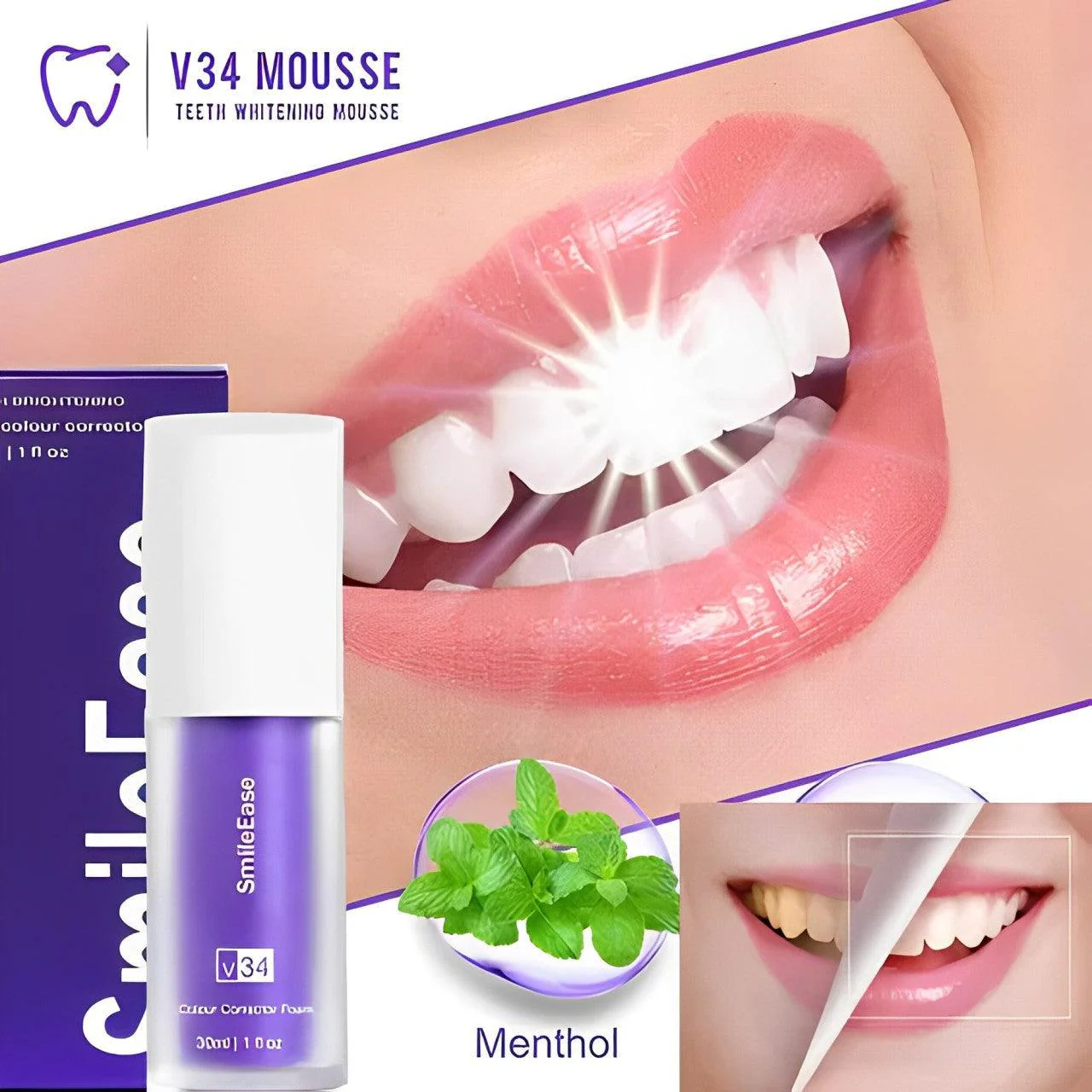 30ml Purple Teeth Whitening Purple White Teeth For Pain Sensitive Teeth Teeth Whitening