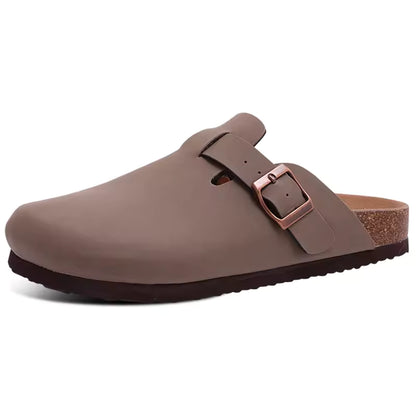 Crestar Unisex Suede Clogs