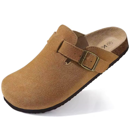 Crestar Unisex Suede Clogs