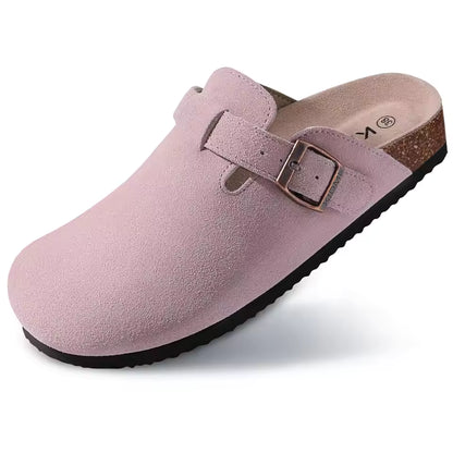 Crestar Unisex Suede Clogs